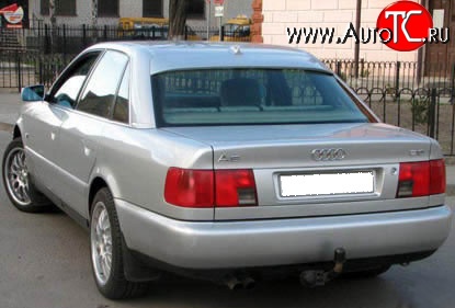 3 349 р. Козырёк STW Style на заднее лобовое стекло автомобиля Audi 100 С4 седан (1990-1995) (Неокрашенный)  с доставкой в г. Нижний Новгород