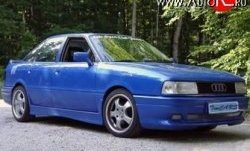 5 099 р. Пороги накладки RS Audi 80 B3 седан (1986-1991) (Неокрашенные)  с доставкой в г. Нижний Новгород. Увеличить фотографию 1