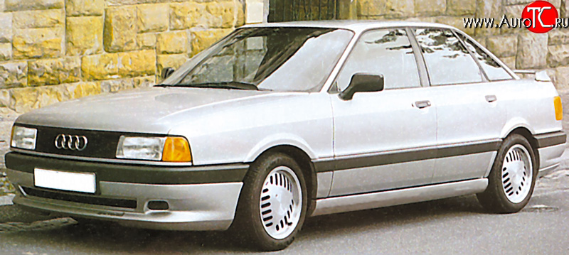 4 999 р. Накладка переднего бампера Classic V2 Audi 80 B3 седан (1986-1991)  с доставкой в г. Нижний Новгород