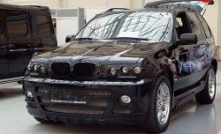 21 499 р. Передний бампер Тарантул BMW X5 E53 дорестайлинг (1999-2003) (Неокрашенный)  с доставкой в г. Нижний Новгород. Увеличить фотографию 2