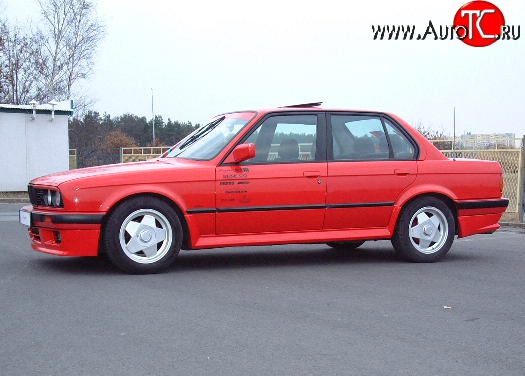 4 499 р. Пороги накладки Elegance BMW 3 серия E30 седан (1982-1991) (стеклопластик жёсткий, Неокрашенные)  с доставкой в г. Нижний Новгород