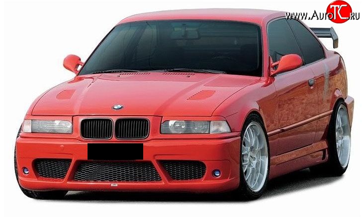 3 999 р. Передний бампер Lumma style BMW 3 серия E36 седан (1990-2000) (Неокрашенный)  с доставкой в г. Нижний Новгород