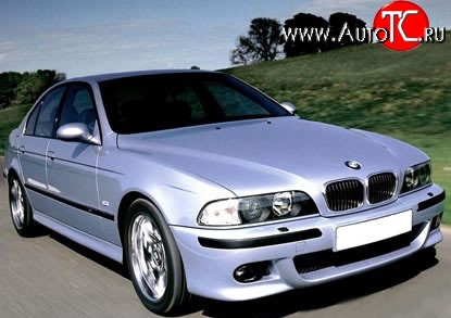 8 149 р. Передний бампер M-Technic BMW 5 серия E39 седан дорестайлинг (1995-2000) (Без сетки, Неокрашенный)  с доставкой в г. Нижний Новгород