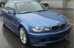 Накладки Sport-Style на передний бампер автомобиля BMW 3 серия E46 седан дорестайлинг (1998-2001)