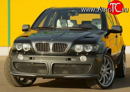 19 649 р. Передний бампер HARGE BMW X5 E53 дорестайлинг (1999-2003) (Неокрашенный)  с доставкой в г. Нижний Новгород