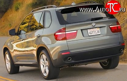 5 949 р. Задний бампер Standart BMW X5 E70 дорестайлинг (2006-2010) (Неокрашенный)  с доставкой в г. Нижний Новгород