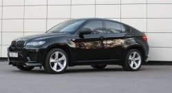 4 749 р. Накладки Global-Tuning на передний бампер автомобиля BMW X6 E71 дорестайлинг (2008-2012) (Неокрашенная)  с доставкой в г. Нижний Новгород. Увеличить фотографию 10