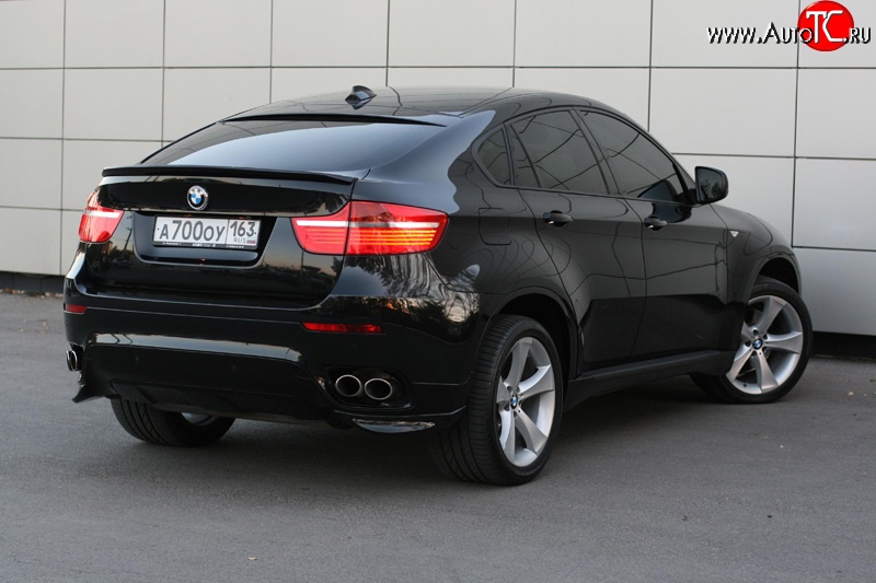 4 999 р. Спойлер Global-Tuning BMW X6 E71 рестайлинг (2012-2014) (Неокрашенный)  с доставкой в г. Нижний Новгород