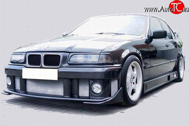 7 299 р. передний бампер CarZone-CONCEPT BMW 3 серия E36 седан (1990-2000)  с доставкой в г. Нижний Новгород