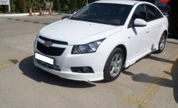 3 899 р. Пороги накладки Sport Style Chevrolet Cruze J300 седан дорестайлинг (2009-2012) (Неокрашенные)  с доставкой в г. Нижний Новгород. Увеличить фотографию 3