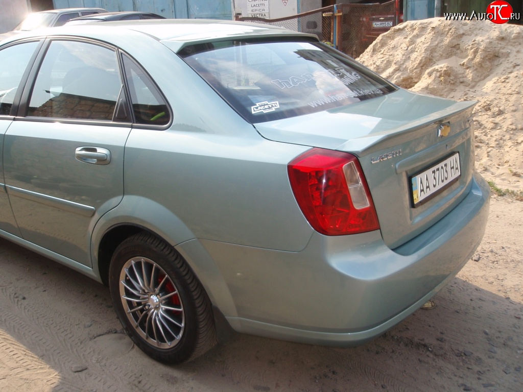 2 699 р. Спойлер CTS  Chevrolet Lacetti  седан (2002-2013), Daewoo Gentra  KLAS (2012-2016) (Неокрашенный)  с доставкой в г. Нижний Новгород