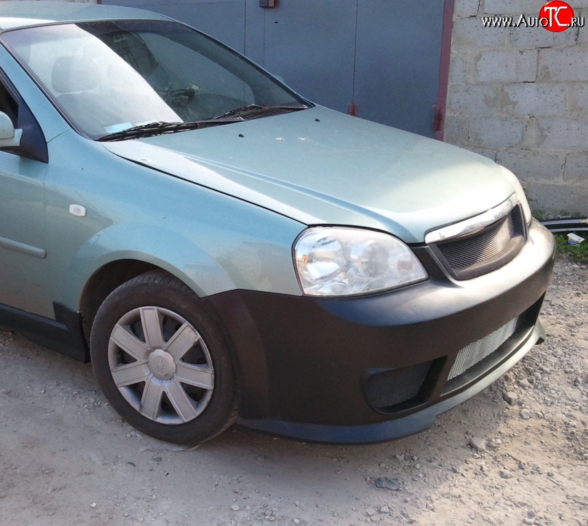 5 999 р. Передний бампер KATO Chevrolet Lacetti седан (2002-2013) (Неокрашенный)  с доставкой в г. Нижний Новгород