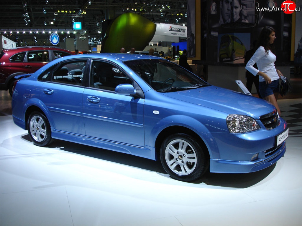 7 899 р. Пороги накладки Street Edition  Chevrolet Lacetti ( седан,  универсал) (2002-2013), Daewoo Gentra  KLAS (2012-2016) (Неокрашенные)  с доставкой в г. Нижний Новгород