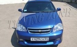 2 399 р. Накладка переднего бампера Tuning Zone  Chevrolet Lacetti  седан (2002-2013) (Неокрашенная)  с доставкой в г. Нижний Новгород. Увеличить фотографию 2