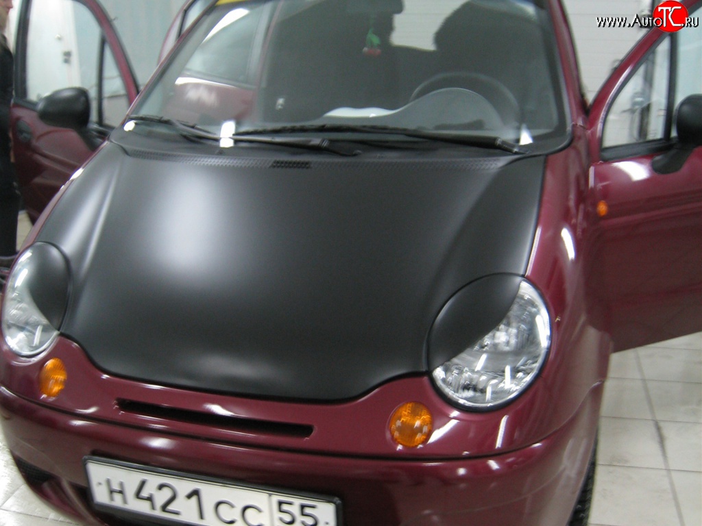 759 р. Реснички Devil Style Daewoo Matiz M100 дорестайлинг (1998-2000) (Неокрашенные)  с доставкой в г. Нижний Новгород