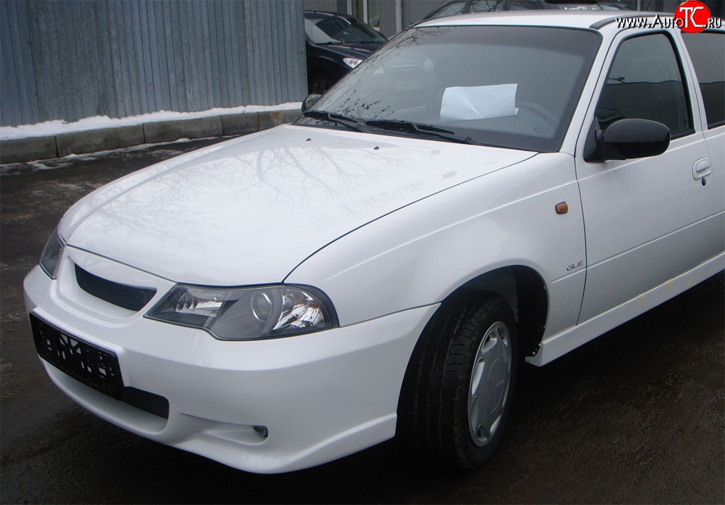 6 099 р. Пороги накладки GT Dynamics Daewoo Nexia рестайлинг (2008-2015) (Неокрашенные)  с доставкой в г. Нижний Новгород