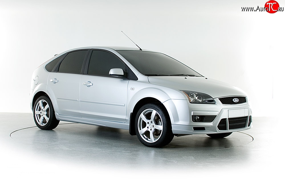 2 899 р. Накладка переднего бампера Sport Style Ford Focus 2  седан дорестайлинг (2004-2008) (Неокрашенная)  с доставкой в г. Нижний Новгород