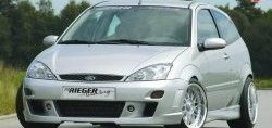 8 899 р. Передний бампер Rieger Ford Focus 1 седан дорестайлинг (1998-2002)  с доставкой в г. Нижний Новгород. Увеличить фотографию 1