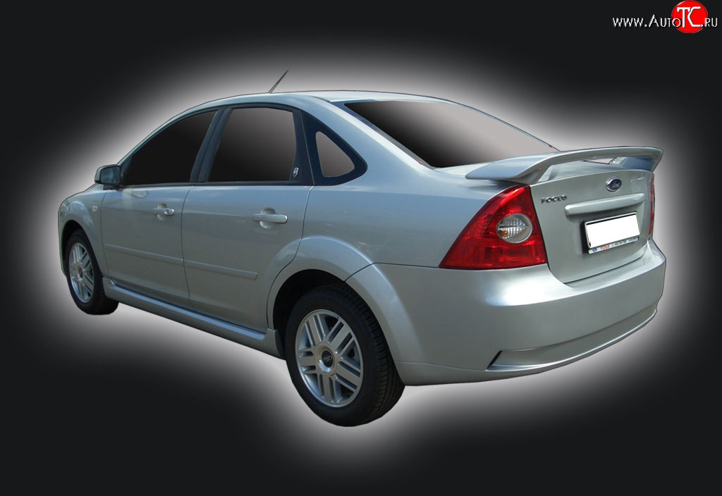 6 499 р. Задний бампер GT Dynamics Ford Focus 2  седан дорестайлинг (2004-2008) (Неокрашенный)  с доставкой в г. Нижний Новгород