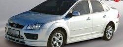 4 999 р. Накладка переднего бампера FT Ford Focus 2  седан дорестайлинг (2004-2008) (Неокрашенная)  с доставкой в г. Нижний Новгород. Увеличить фотографию 2