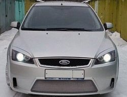 14 299 р. Передний бампер Concept Ford Focus 2  седан дорестайлинг (2004-2008) (Неокрашенный)  с доставкой в г. Нижний Новгород. Увеличить фотографию 2