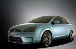 14 299 р. Передний бампер Concept Ford Focus 2  седан дорестайлинг (2004-2008) (Неокрашенный)  с доставкой в г. Нижний Новгород. Увеличить фотографию 4