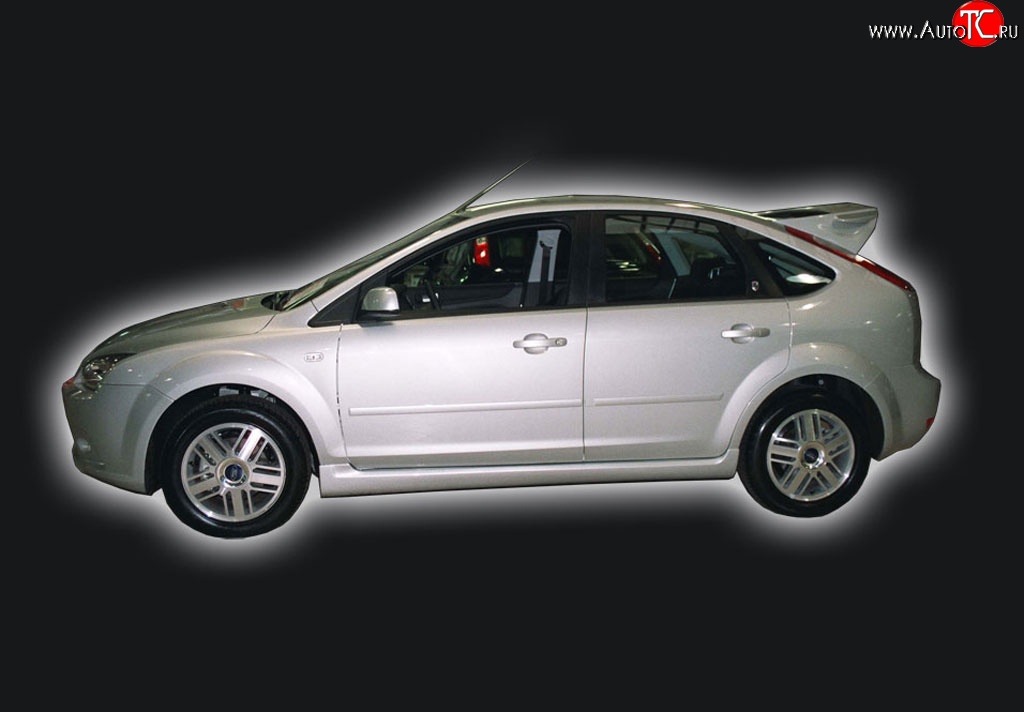 5 999 р. Пороги накладки GT Dynamics Ford Focus 2 хэтчбэк 5 дв. рестайлинг (2007-2011) (Неокрашенные)  с доставкой в г. Нижний Новгород