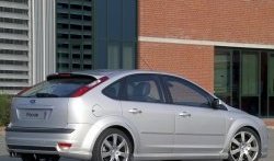 6 949 р. Накладка заднего бампера MS  Ford Focus  2 (2004-2008) хэтчбэк 3 дв. дорестайлинг, хэтчбэк 5 дв. дорестайлинг (Неокрашенная)  с доставкой в г. Нижний Новгород. Увеличить фотографию 1