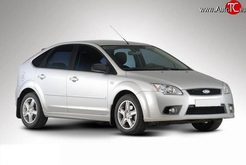 3 649 р. Пороги накладки YTG Ford Focus 2 седан рестайлинг (2007-2011) (Неокрашенные)  с доставкой в г. Нижний Новгород