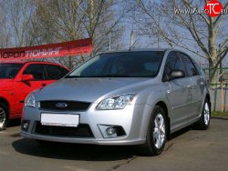 3 649 р. Пороги накладки YTG Ford Focus 2 седан рестайлинг (2007-2011) (Неокрашенные)  с доставкой в г. Нижний Новгород. Увеличить фотографию 2