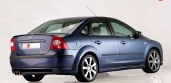 5 699 р. Накладка бампера MS Ford Focus 2  седан дорестайлинг (2004-2008) (Неокрашенная)  с доставкой в г. Нижний Новгород. Увеличить фотографию 2