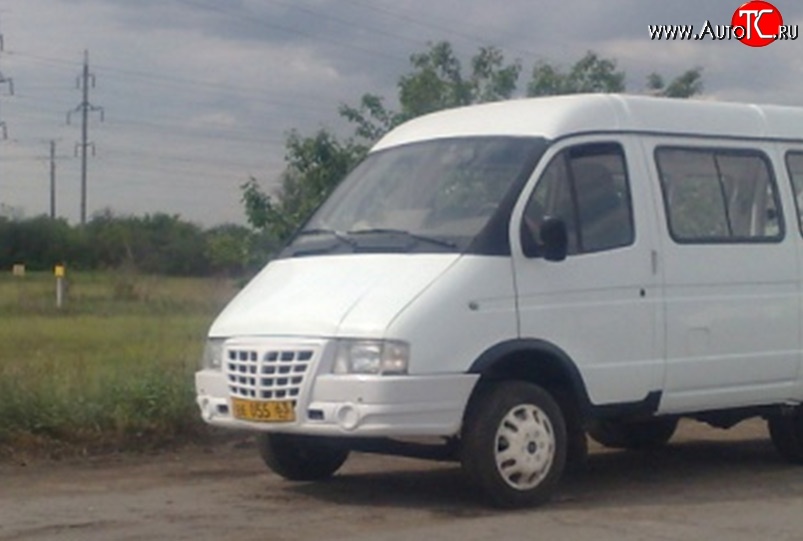 3 099 р. Передний бампер Old-Audi ГАЗ Баргузин 2217 автобус дорестайлинг (1998-2002) (Неокрашенный)  с доставкой в г. Нижний Новгород