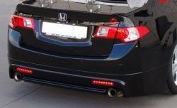 9 399 р. Юбка заднего бампера MUGEN Honda Accord CU седан дорестайлинг (2008-2011) (Неокрашенная)  с доставкой в г. Нижний Новгород. Увеличить фотографию 2