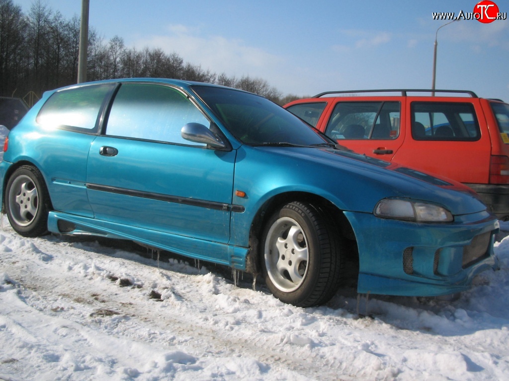 3 449 р. Пороги накладки R-Style Honda Civic EG седан (1992-1995)  с доставкой в г. Нижний Новгород