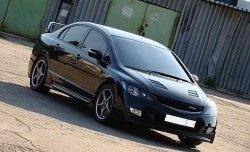 27 999 р. Пластиковый капот Mugen Style Honda Civic FD седан дорестайлинг (2005-2008) (Неокрашенный)  с доставкой в г. Нижний Новгород. Увеличить фотографию 6