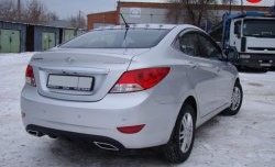 1 799 р. Плавники на крышу Sport Hyundai Solaris RBr седан дорестайлинг (2010-2014) (Неокрашенный)  с доставкой в г. Нижний Новгород. Увеличить фотографию 2