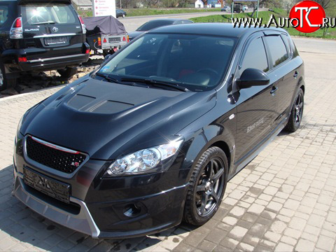 1 399 р. Реснички Khust-Tuning KIA Ceed 1 ED дорестайлинг, хэтчбэк 5 дв. (2006-2010)  с доставкой в г. Нижний Новгород