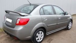 5 999 р. Пороги накладки GT Dynamics KIA Rio 2 JB дорестайлинг седан (2005-2009) (Неокрашенные)  с доставкой в г. Нижний Новгород. Увеличить фотографию 3