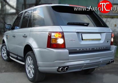 14 949 р. Накладка заднего бампера ARDEN Land Rover Range Rover Sport 1 L320 дорестайлинг (2005-2009) (Неокрашенная)  с доставкой в г. Нижний Новгород