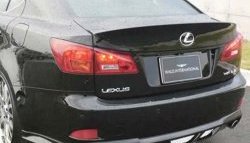 12 599 р. Накладка заднего бампера Wald Lexus IS350 XE20 седан дорестайлинг (2005-2013) (Неокрашенная)  с доставкой в г. Нижний Новгород. Увеличить фотографию 2