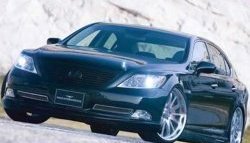 15 699 р. Накладка переднего бампера Wald Lexus LS460 XF40 дорестайлинг (2006-2009) (Неокрашенная)  с доставкой в г. Нижний Новгород. Увеличить фотографию 2