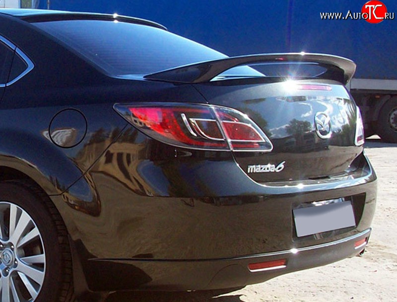 5 899 р. Спойлер EX-Style V2 Mazda 6 GH дорестайлинг седан (2007-2010) (Неокрашенный)  с доставкой в г. Нижний Новгород