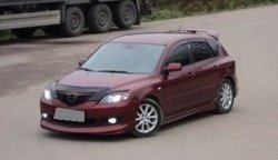 4 999 р. Накладка переднего бампера Sport Mazda 3/Axela BK дорестайлинг, хэтчбэк (2003-2006) (Неокрашенная)  с доставкой в г. Нижний Новгород. Увеличить фотографию 4