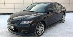 729 р. Реснички на фары Global-Tuning Mazda 3/Axela BK дорестайлинг седан (2003-2006) (Неокрашенные)  с доставкой в г. Нижний Новгород. Увеличить фотографию 3