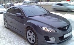 1 149 р. Реснички EX-Style Mazda 6 GH дорестайлинг универсал (2007-2010) (Неокрашенные)  с доставкой в г. Нижний Новгород. Увеличить фотографию 3