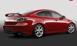 5 899 р. Спойлер EX-Style Mazda 6 GH дорестайлинг лифтбэк (2007-2010) (Неокрашенный)  с доставкой в г. Нижний Новгород. Увеличить фотографию 2