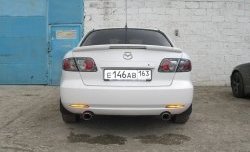 4 899 р. Спойлер GTI со стоп-сигналом Mazda 6 GG седан дорестайлинг (2002-2005) (Неокрашенный)  с доставкой в г. Нижний Новгород. Увеличить фотографию 2