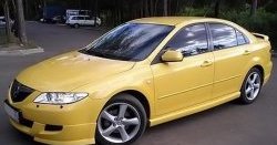 7 349 р. Накладка переднего бампера AERO Mazda 6 GG седан дорестайлинг (2002-2005) (Неокрашенная)  с доставкой в г. Нижний Новгород. Увеличить фотографию 2