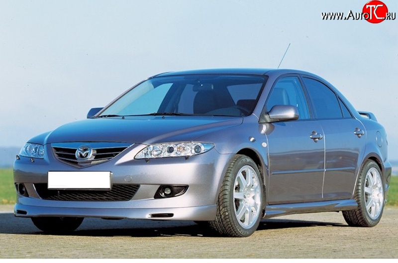 9 499 р. Накладка переднего бампера ATH Mazda 6 GG седан дорестайлинг (2002-2005)  с доставкой в г. Нижний Новгород