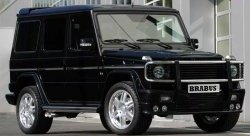 4 299 р. Накладка переднего бампера Brabus Mercedes-Benz G class W463 5 дв. дорестайлинг (1989-1994) (Неокрашенная)  с доставкой в г. Нижний Новгород. Увеличить фотографию 2